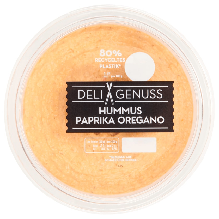 Deli Genuss Hummus Paprika Oregano 150g